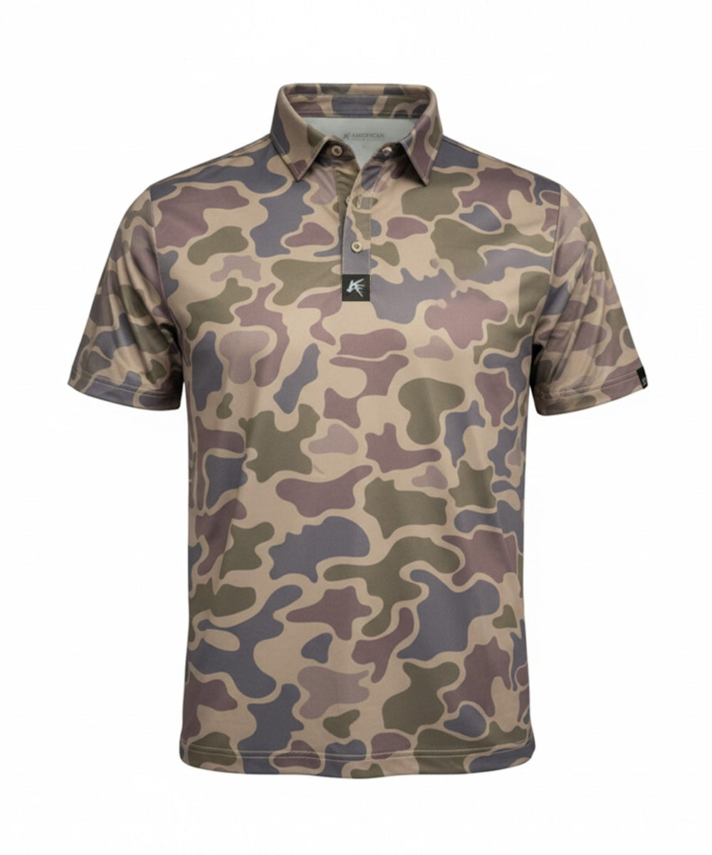Duck Camo Golf Polo